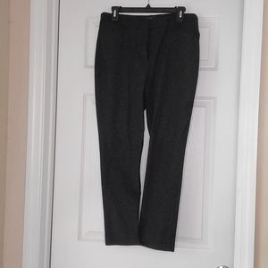WHBM Slim Ankle Dress Pants, Sz 10, Black
